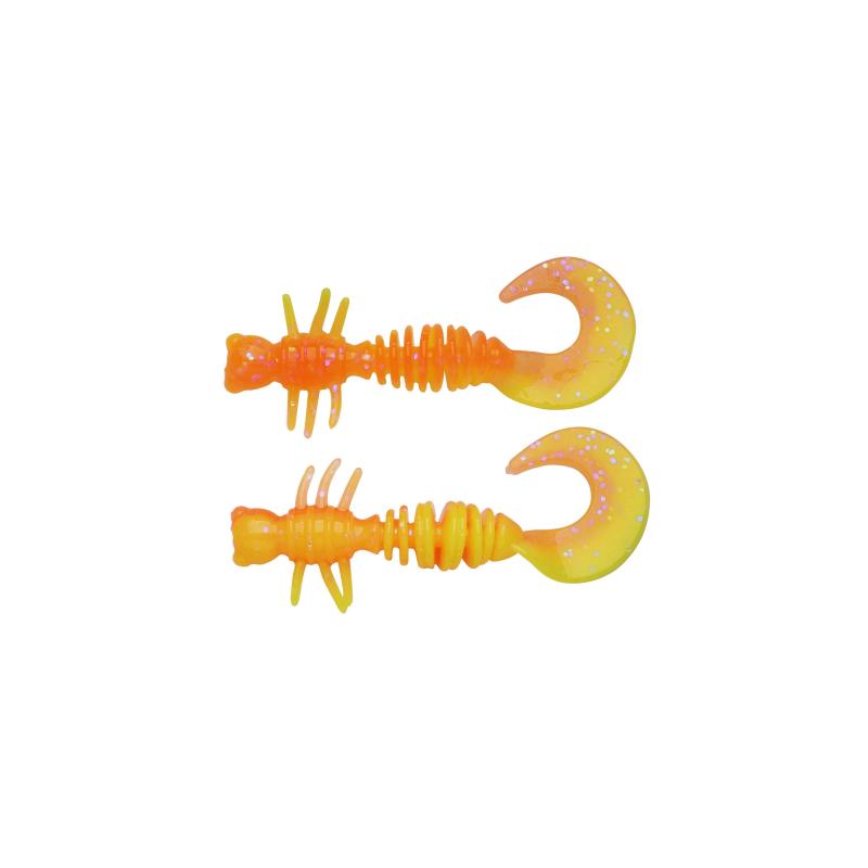 Berkley Powerbait&reg; Power&reg; Curly 40mm Fluo Orange/Sunshine Yellow