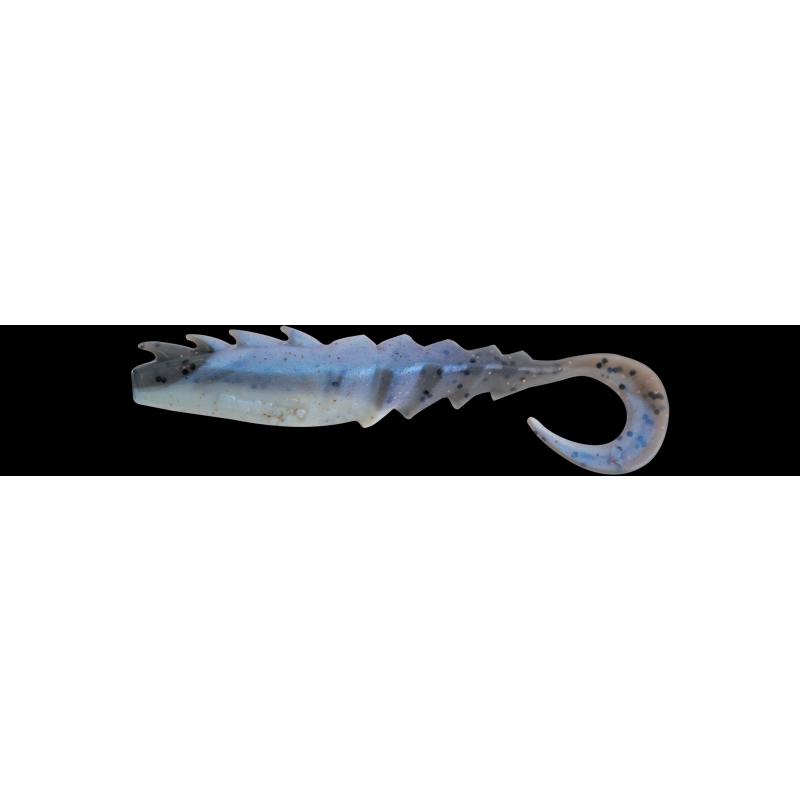 Berkley Gulp!&reg; Nemesis Prawn Curl Tail Molting Shrimp 4 Stk, 10 cm