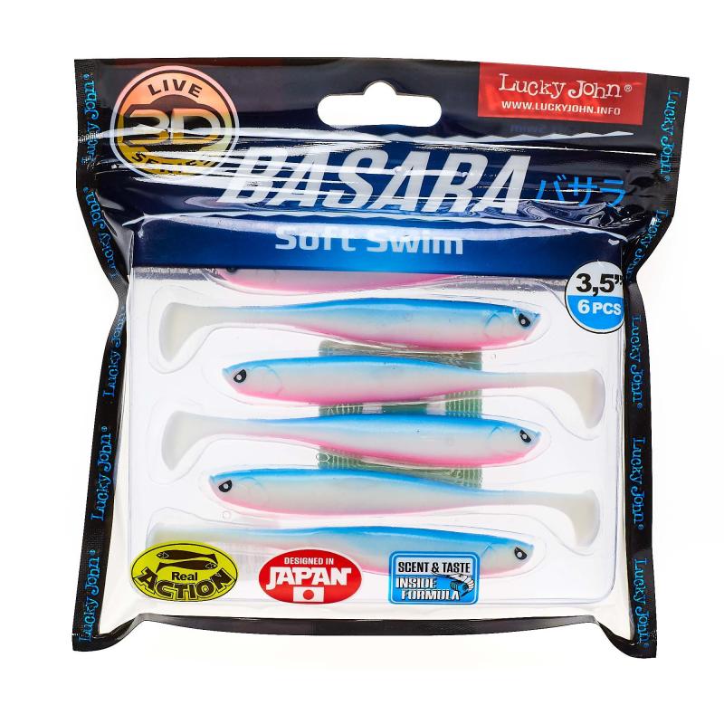 Lucky John 3D BASARA SOFT SWIM 3,5''-PG05