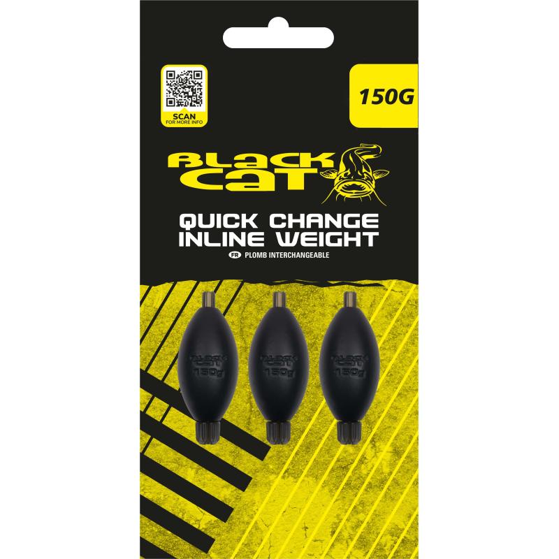 Black Cat Quick Change Inline Weights 150g