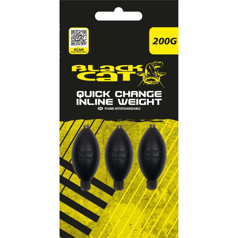 Black Cat Quick Change Inline Weights 200g