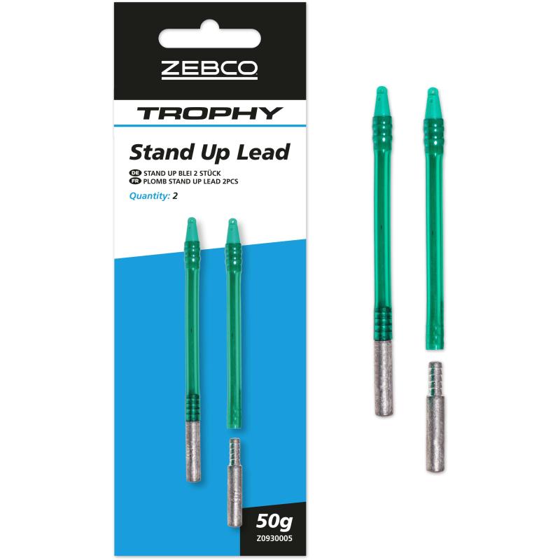 Zebco 50g Trophy Stand Up Lead 2pcs