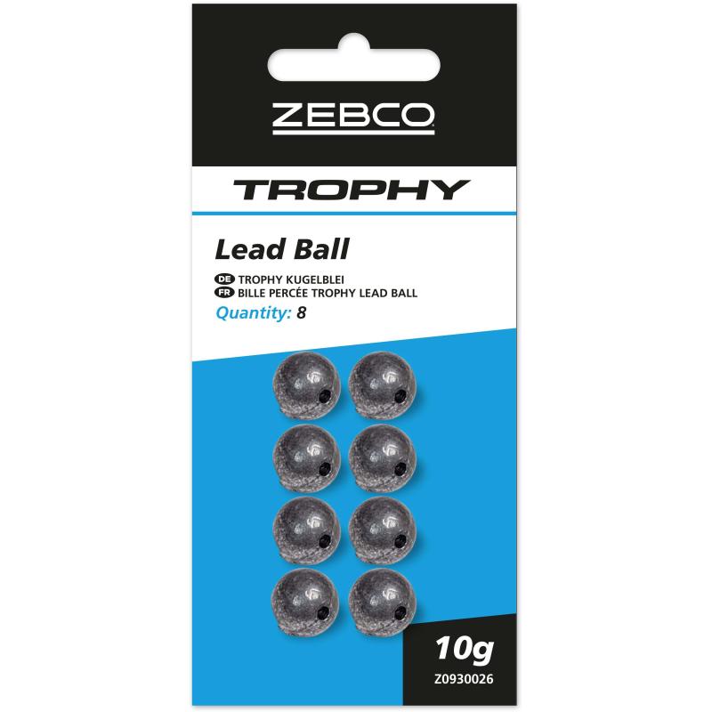 Zebco 10g Trophy Lead Ball 8pcs
