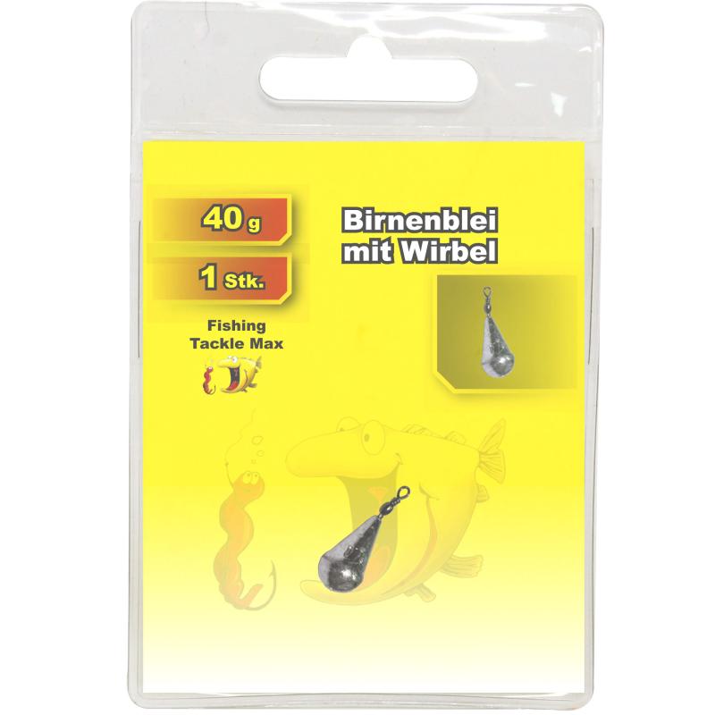 Produktbild Fishing Tackle Max Birnenblei mit Wirbel 40 g Inh. 1 Stk.