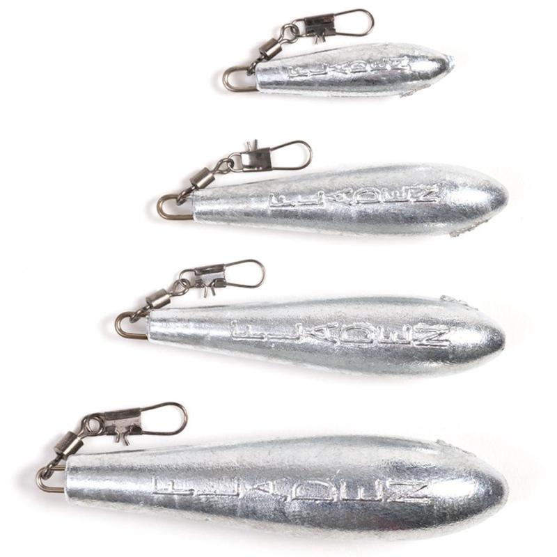 Fladen Bombsinker non toxic 20g 5pcs with snapswivel
