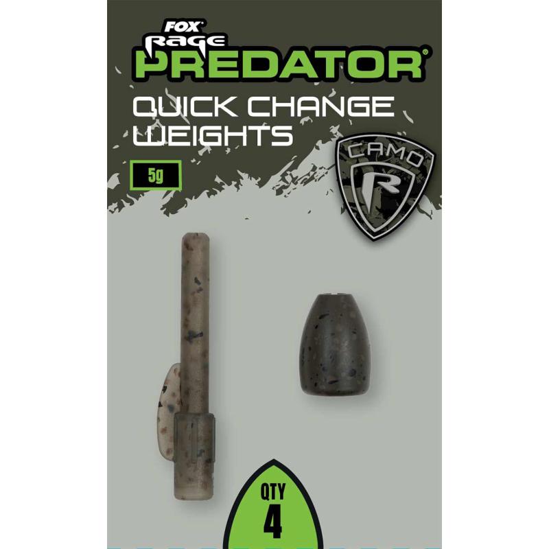 Fox Rage Predator Camo Quick Change Weights 35g x 3