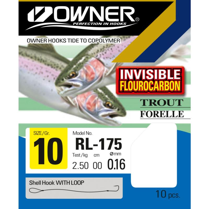 Owner Forelle blau Fluorocarbon 60cm #6