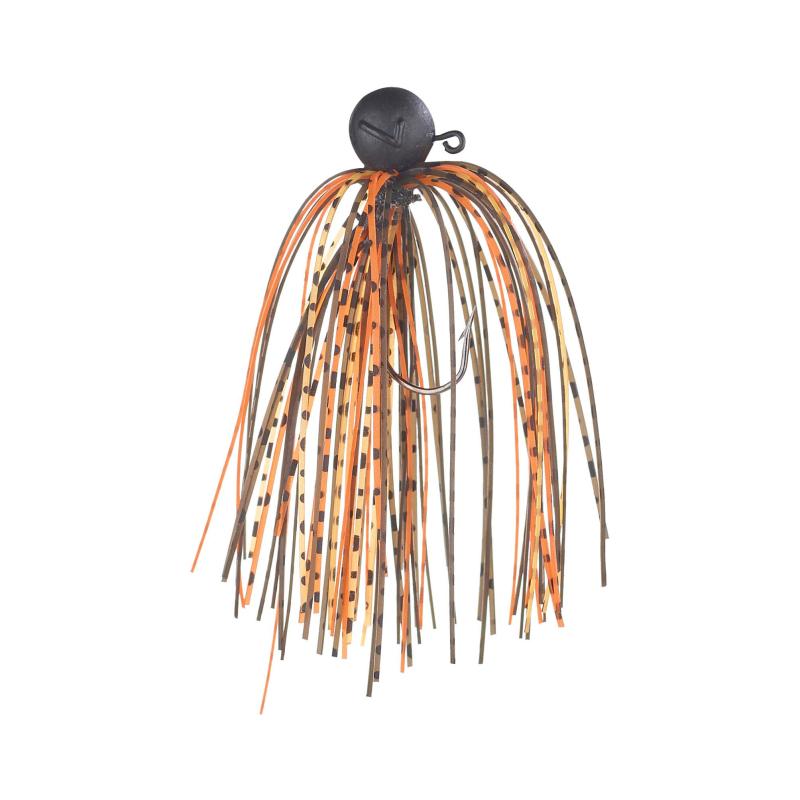 Balzer Shirasu Micro Skirt Jig Green Pumpkin Amber Red, 3g/#1