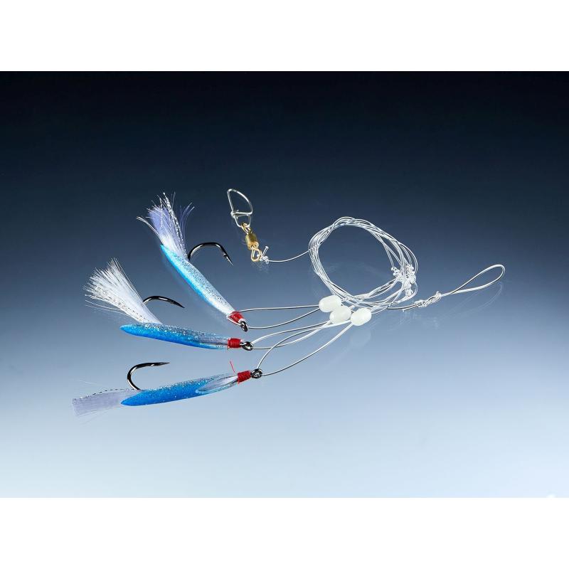 Produktbild Balzer Cod-/Coalfish System, blau, mit 3 Haken 6/0