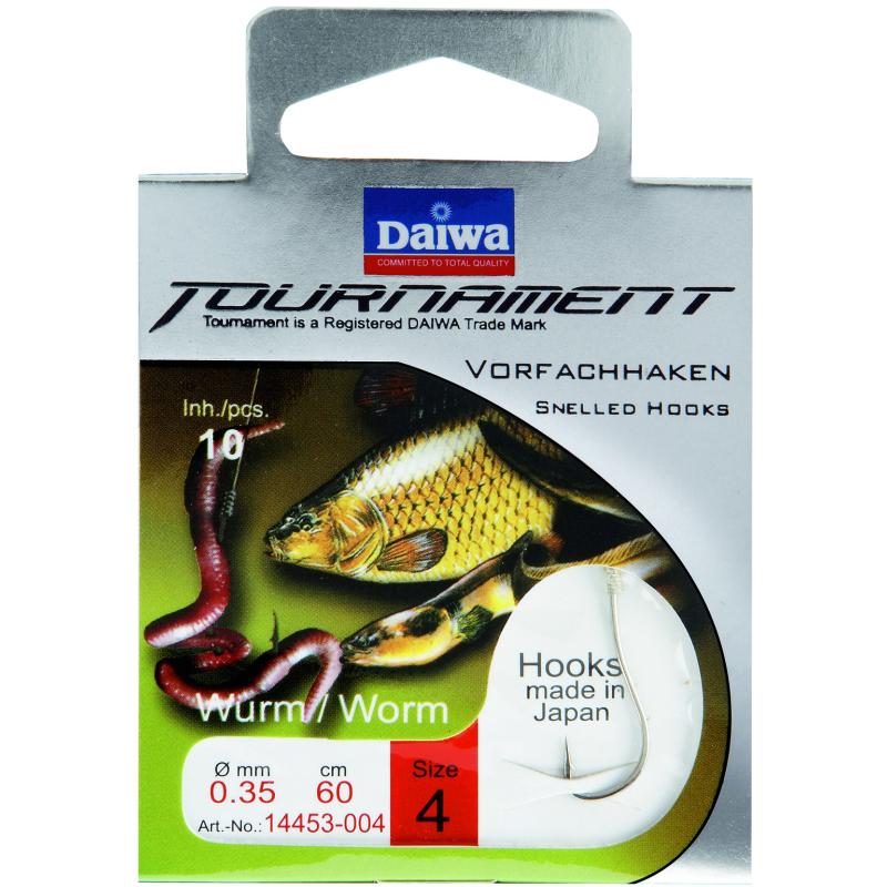 DAIWA TOURNAMENT Wurmhaken Gr. 2