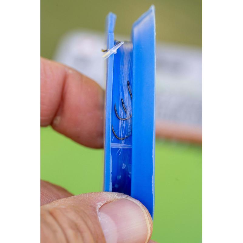 Korum Limitless Quickstop Feeder Hair Rigs 0.21mm/6lb Size 12 Barbed 1m
