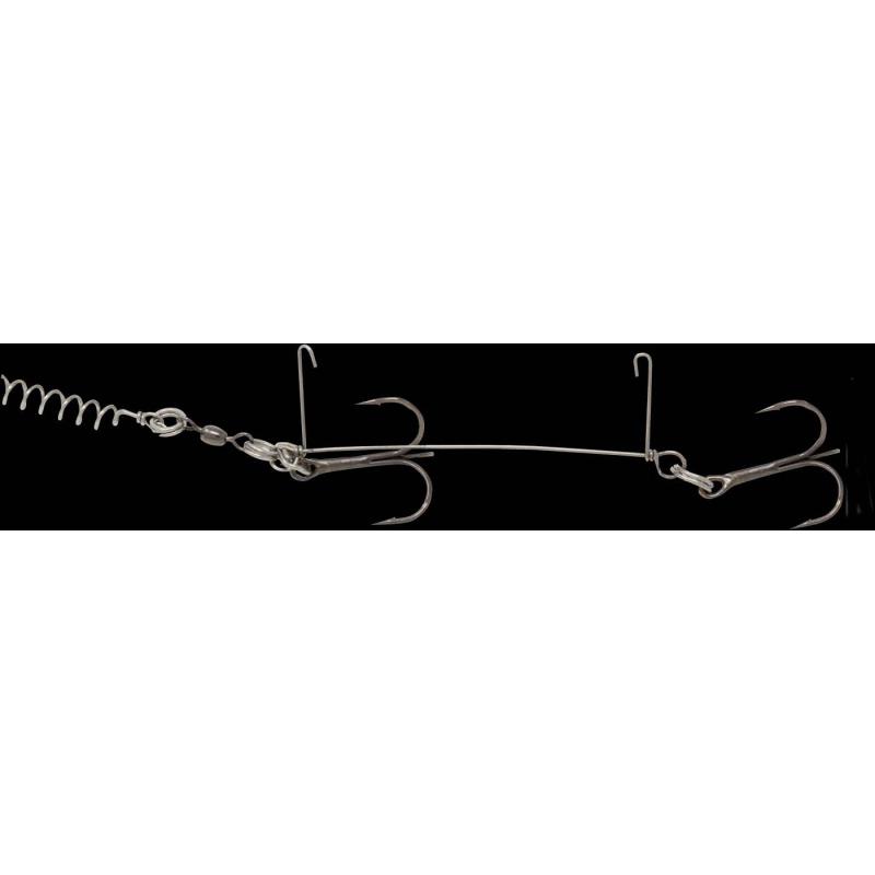Seika Pro Gummifischsystem -Starr- 2 Stk. Haken Gr.4 L&auml;nge 6cm