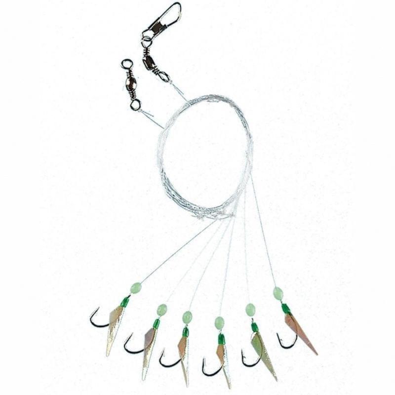 Fladen Ghost Sabiki 6 hook size 8 main line 0.30mm drop line 0.25mm