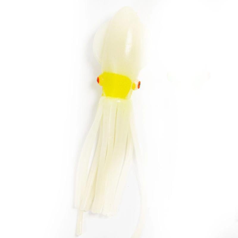 Fladen Solid squid 7cm 6pack hoot yellow
