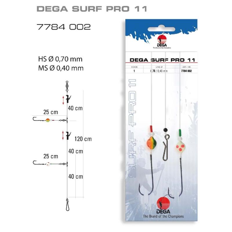 Produktbild DEGA Brandungsvorfach DEGA-SURF Pro 11