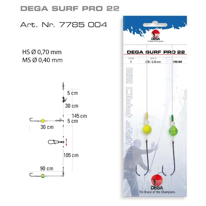 Produktbild DEGA Brandungsvorfach DEGA-SURF Pro 22