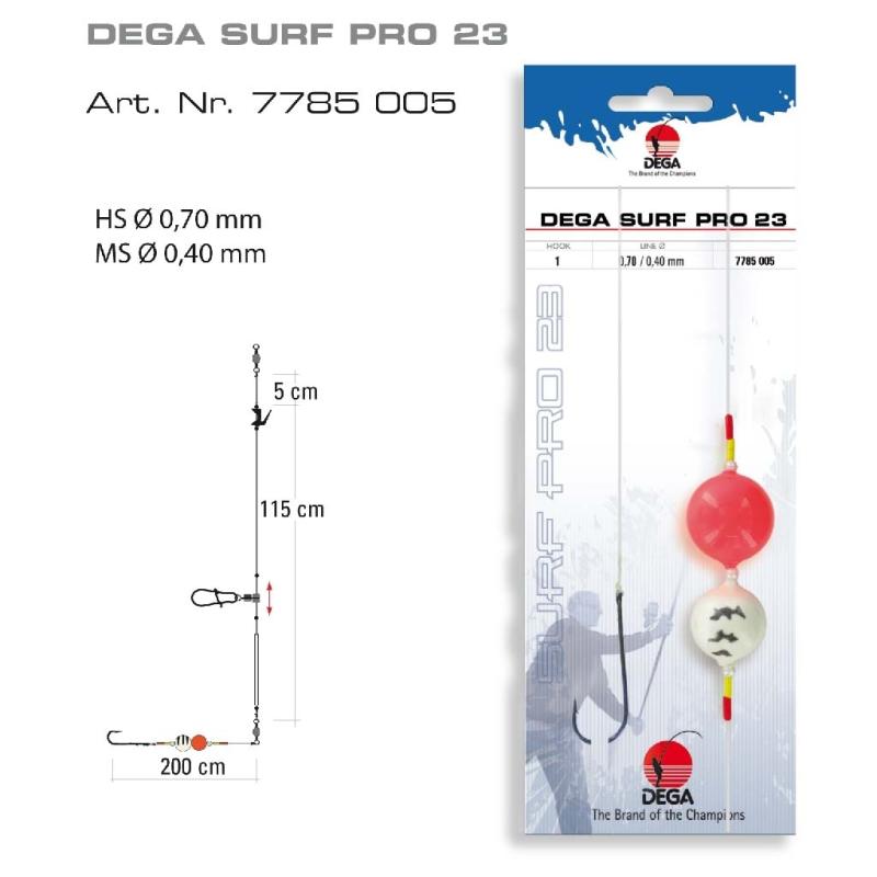 Produktbild DEGA Brandungsvorfach DEGA-SURF Pro 23