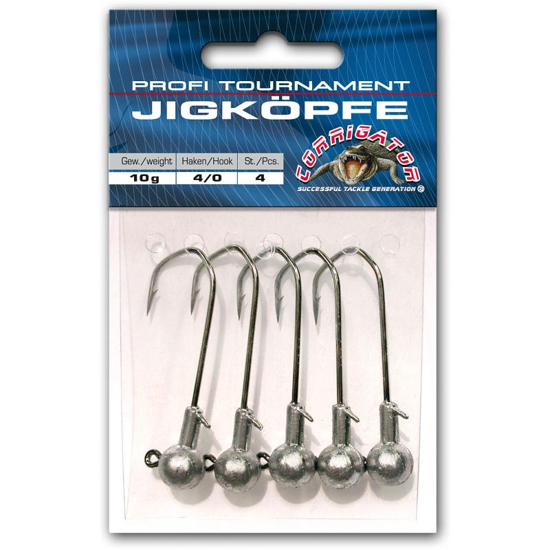 Corrigator Jig K&ouml;pfe Rundkopf Natur SB-Verpackt Hakengr&ouml;&szlig;e 1/0 7,5 g