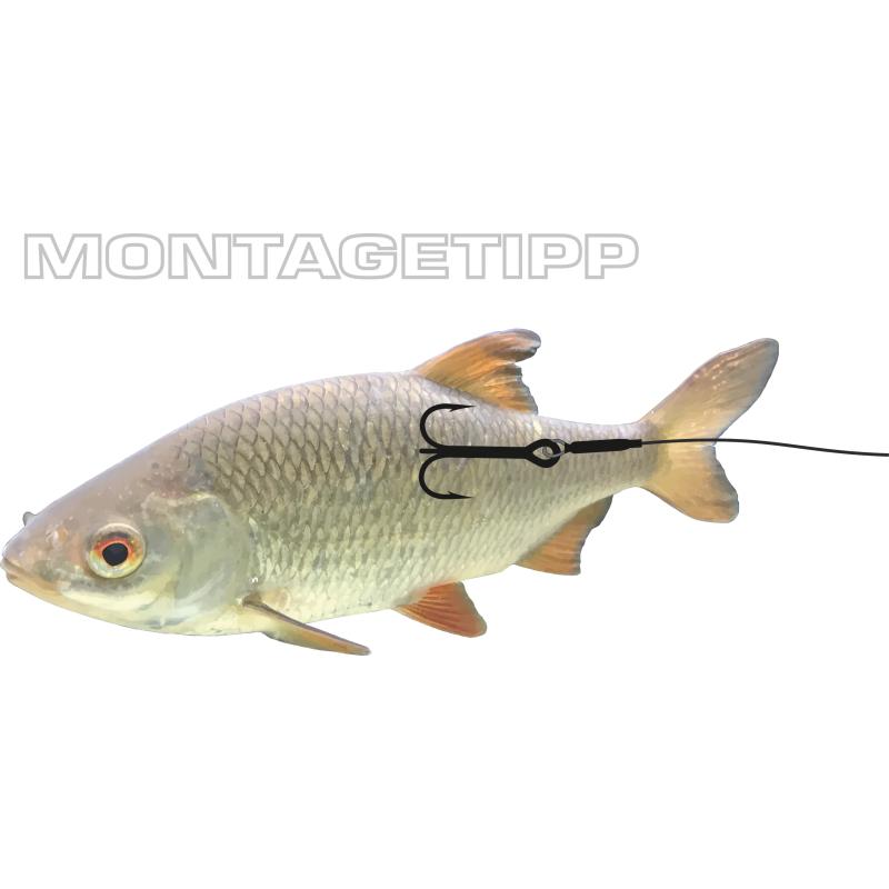 Trebble-Hook Float Rig 7x7 Hakengr&ouml;&szlig;e 6