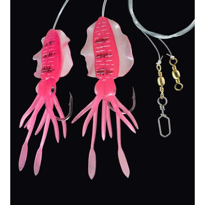 DEGA Octopus-Vorfach, UV-Pink