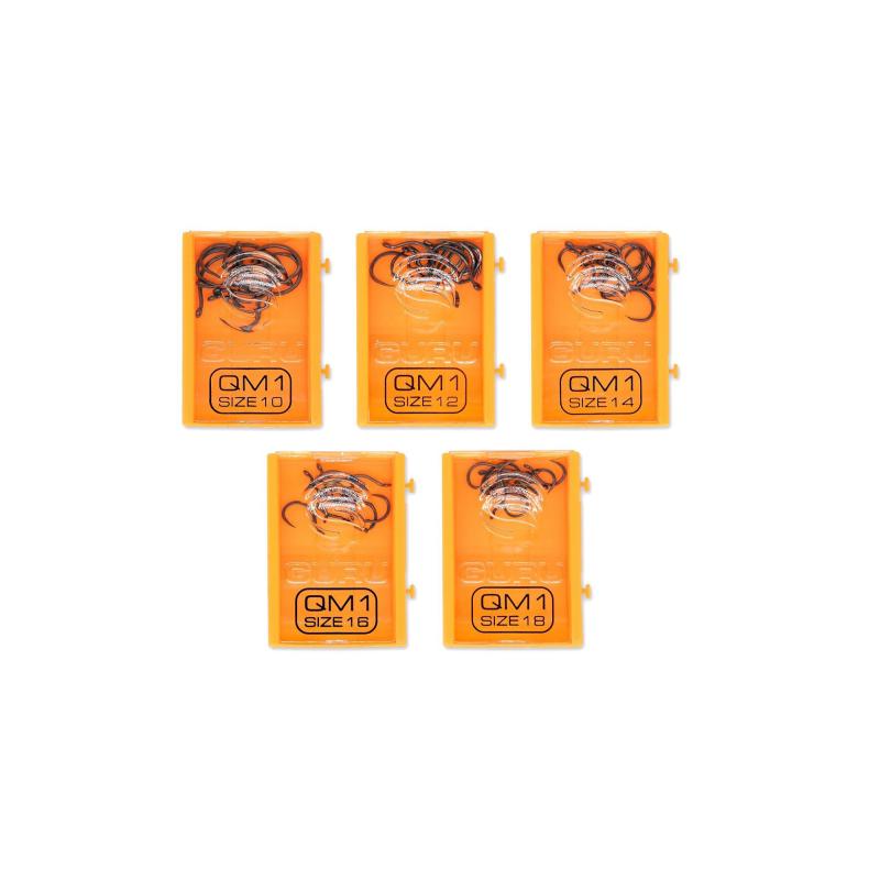 Guru QM1 Hook size 18 (Barbless/Eyed)