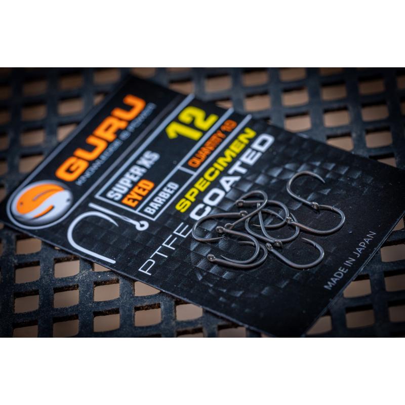 Guru Super XS Size 12 (Barbed/Eyed)