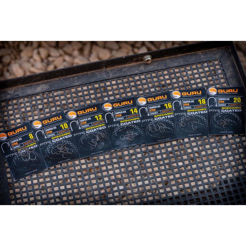 Guru Super XS Size 16 (Barbed/Eyed)