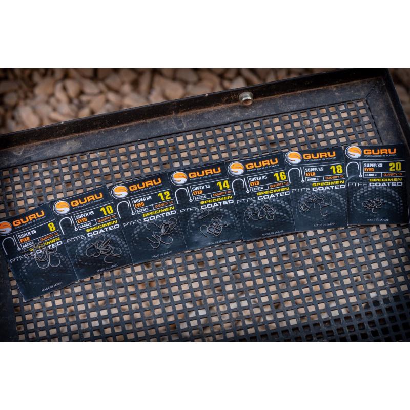 Guru Super XS Size 20 (Barbed/Eyed)