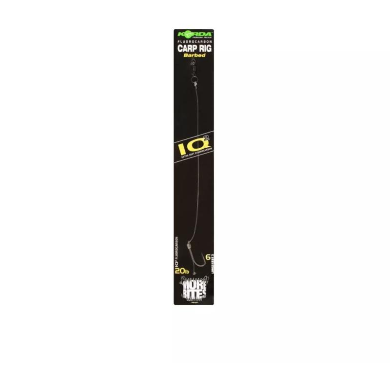Korda IQ D Rig Barbless Size 2 B Kurv 20lb
