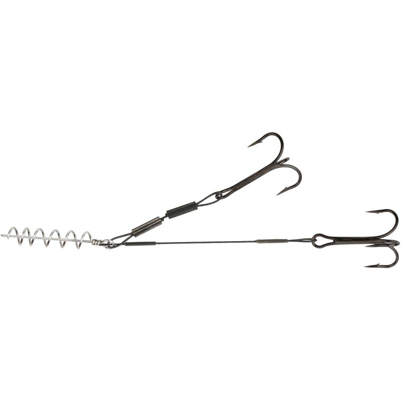 Mikado Stinger - Jaws Stahl ohne Stifte - 5+10cmx24Kg - Drilling: 1/0