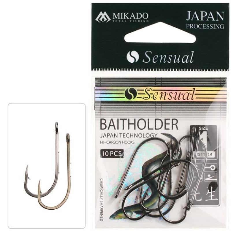 Mikado Haken Sensual Baitholder Nr. 3/0 Br .