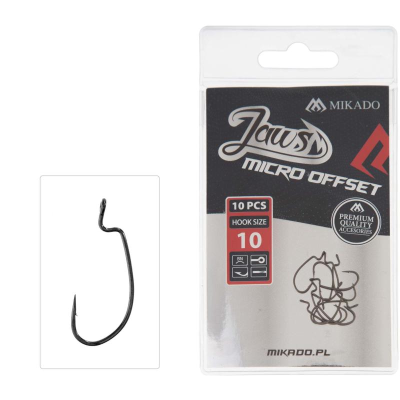 Mikado Haken - Jaws Micro Offset Nr. 6 - 10 Stck.