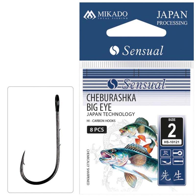Mikado Haken - Sensual - Cheburashka Big Eye Nr. 6 Bn - 10 Stck.