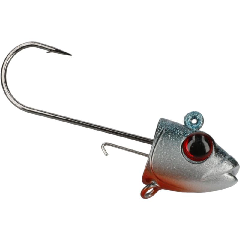 Mikado Jig Head Jaws Vertical 45G-5/0-Blue Roach 2 Stck.