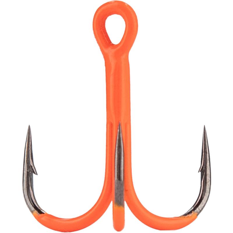 Produktbild Mikado Drillingshaken Jaws Nr 2/0 Uv Orange 6 Stck.