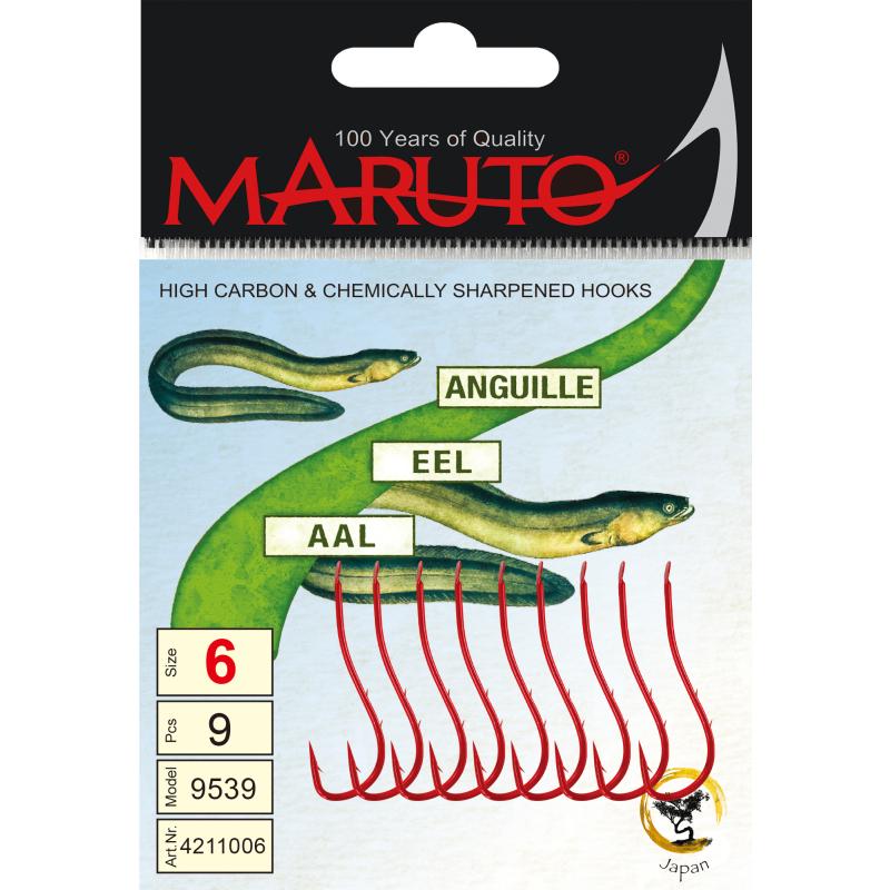 Maruto Maruto Wurm/Aalhaken rot Gr&ouml;&szlig;e 12 SB12