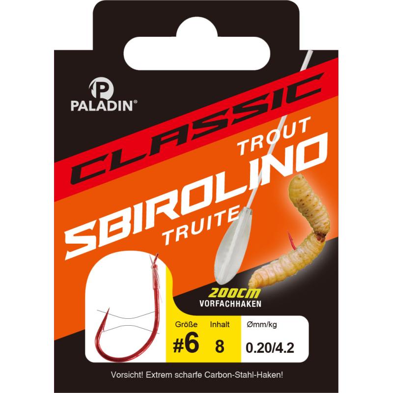 Paladin Classic Forelle gebunden 100cm rot Gr.10 0,18mm 3,3kg 9St.