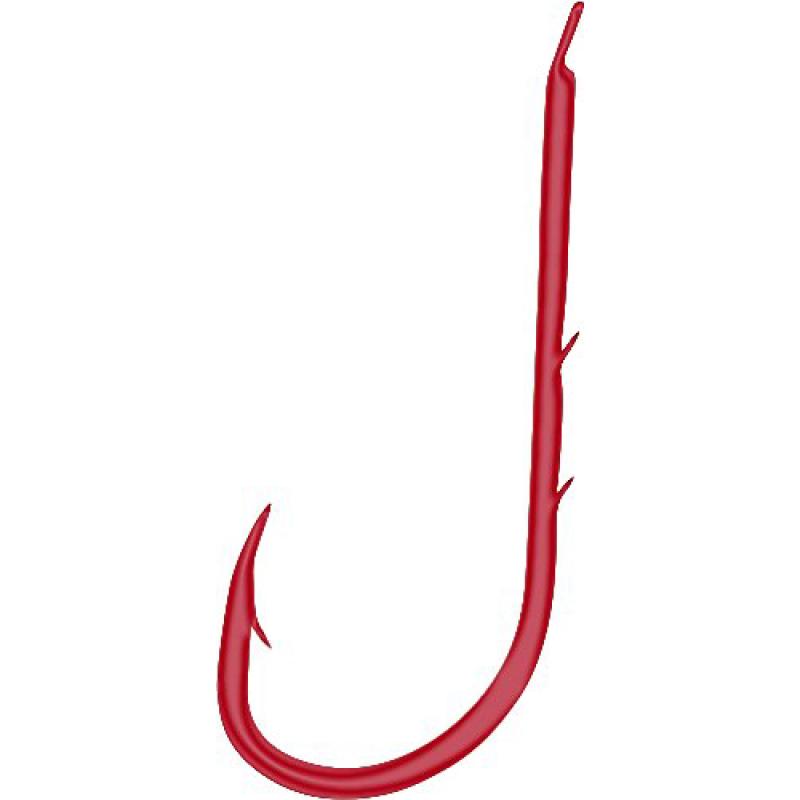 GAMAKATSU HOOK BKS-5260R RED WORM 45 CM Gr.10 Zielfischhaken