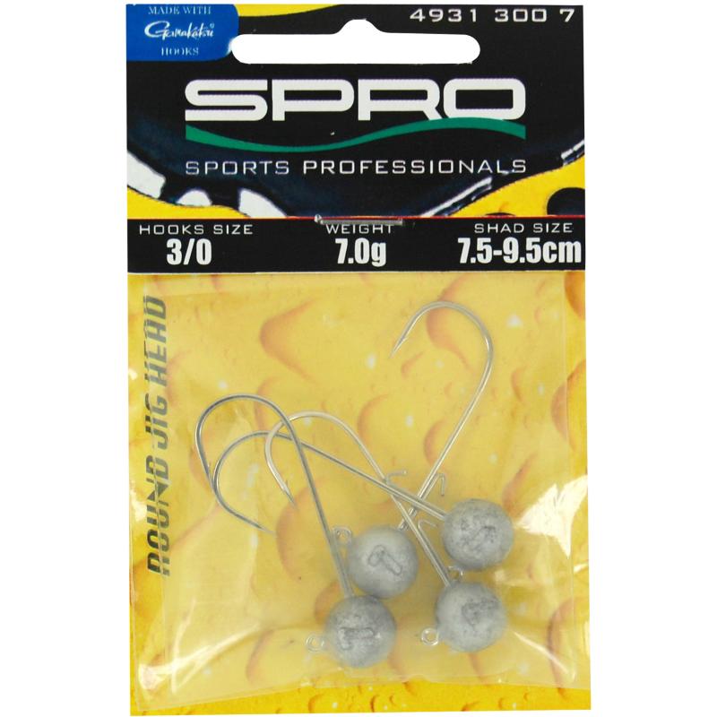 Spro Round Jig Head 4/0-21G 3 Stk.