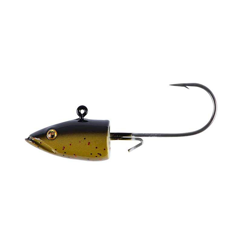 Fox Rage Eel'head size 2/0 - 7g Green Pumpkin x 4