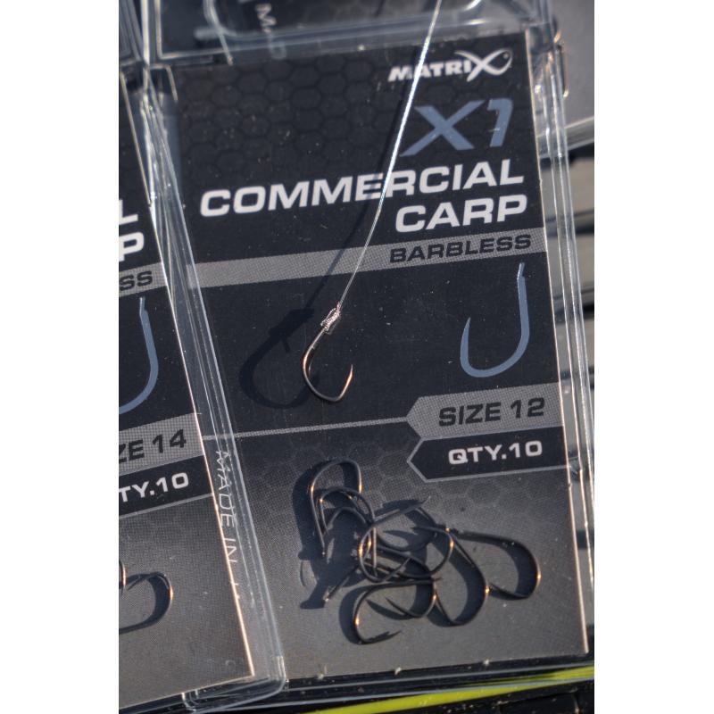 Matrix X1 Commercial Carp Size 14 Barbless