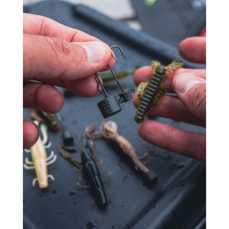 Fox Rage Micro Ned Heads Camo 4g size 1 5pcs
