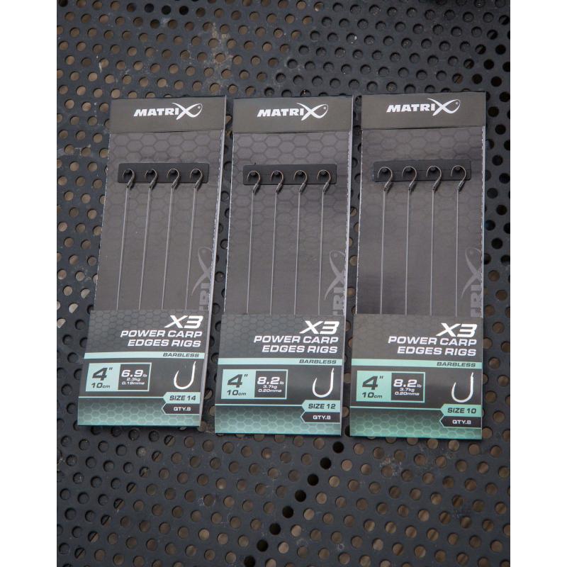 Matrix X3 Power Carp Edge 10cm Rigs Size 12