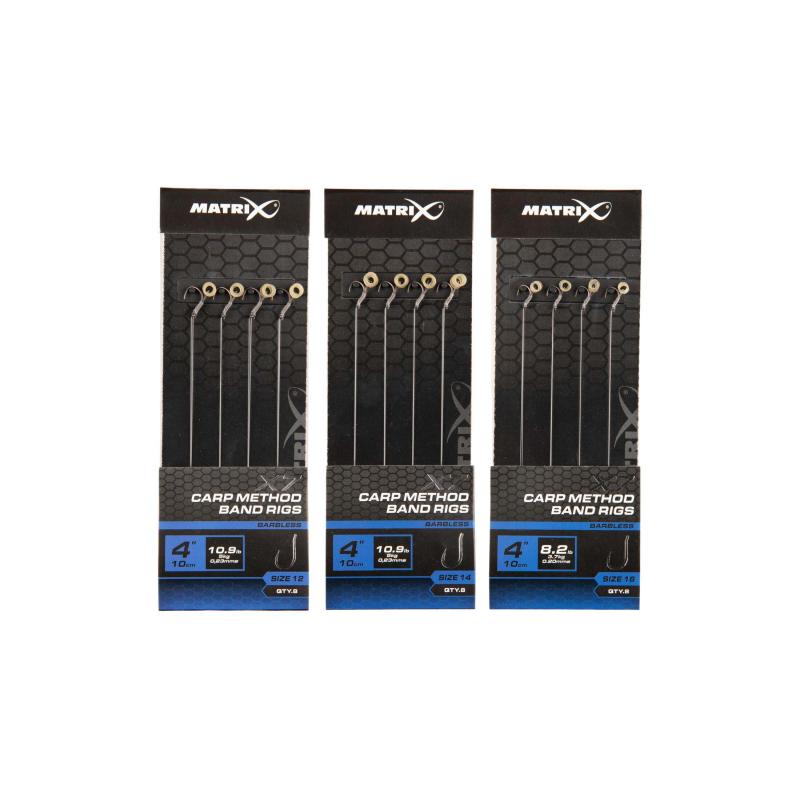 Matrix X7 Carp Method 10cm Band Rigs Size 14