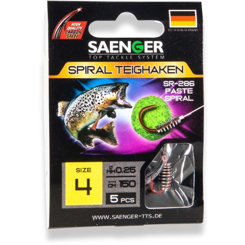 S&auml;nger Spiral Teighaken SR-286 150cm 6 5pcs.