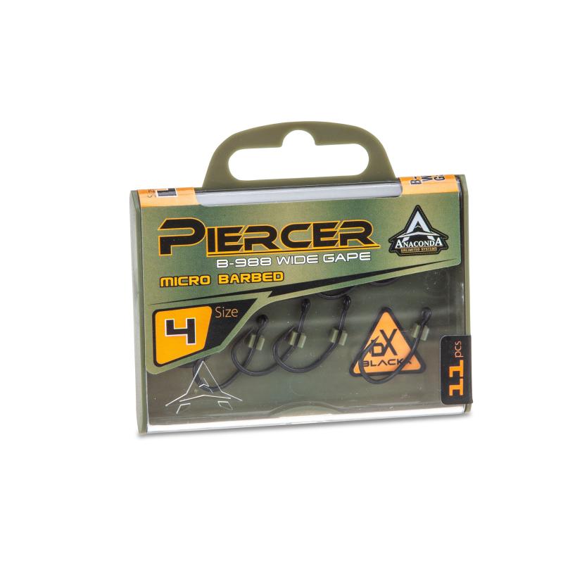 Anaconda Piercer B-988 Wide Gape Barbless Size 1