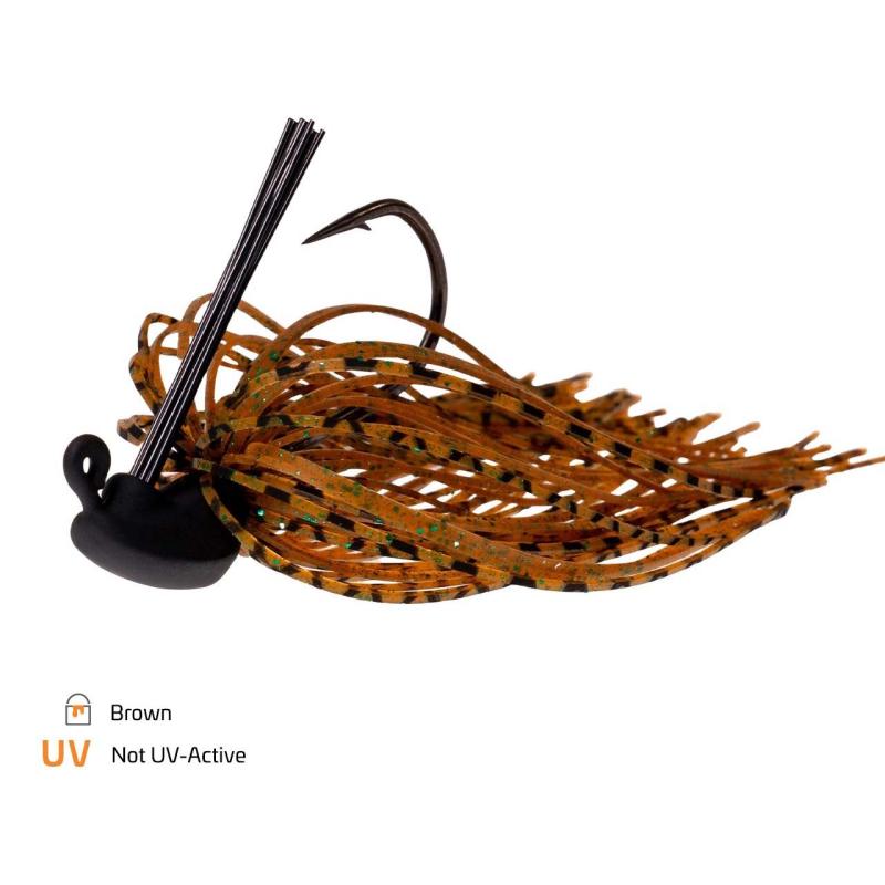 Zeck Skirted Jig Brown 3/0 7g