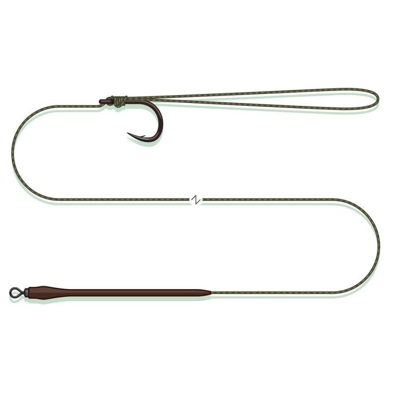 Madcat Standard Pellet Rig 60cm 0.80mm 2/0 66Kg