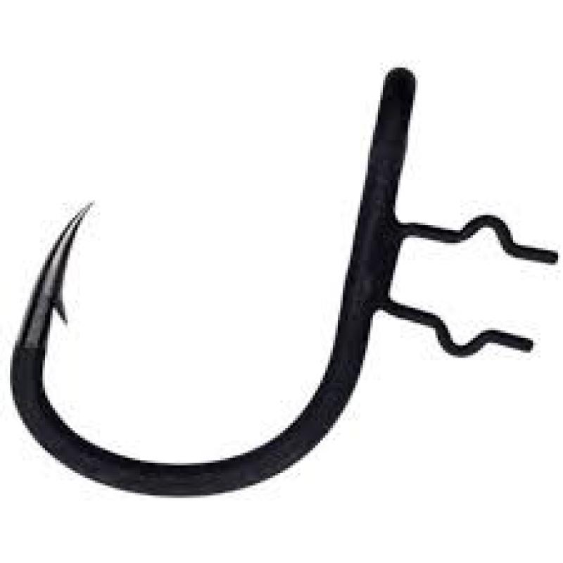 Madcat A-Static Shad Hook 6X 7/0 Black 5Pcs