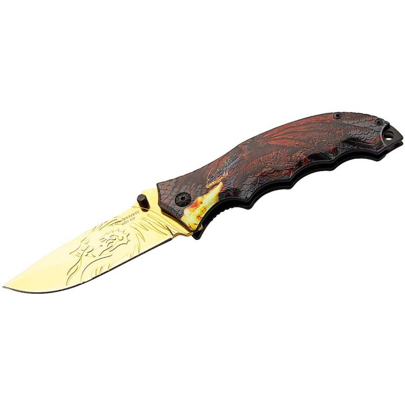 Herbertz Einhandmesser Drache Klingenl&auml;nge 8,3cm